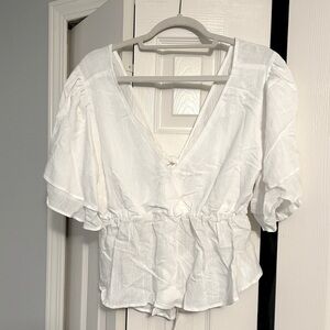 Francesca’s White Blouse